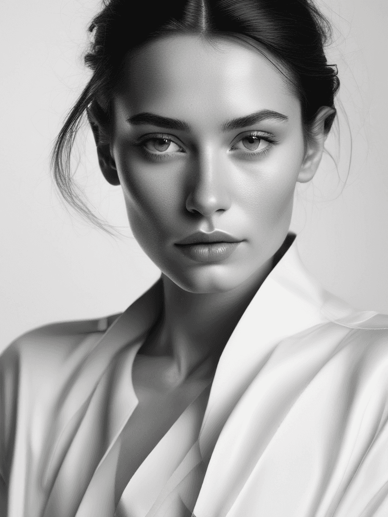 Fashion Editorial High Contrast - AI generated image created with text-to-image prompt