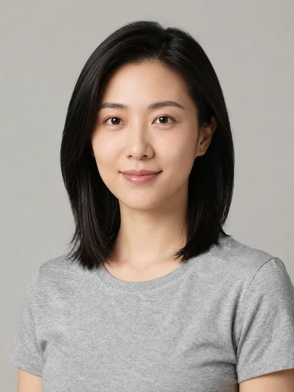 AI 年齢フィルター — 20 歳の女性ポートレート