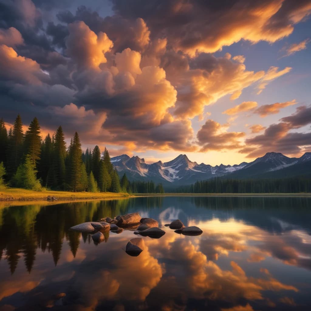 Original landscape photo before coloring page conversion