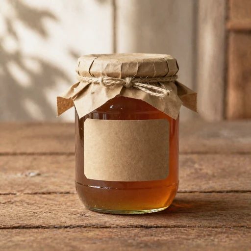 AI-generated professional food product photo on wooden table